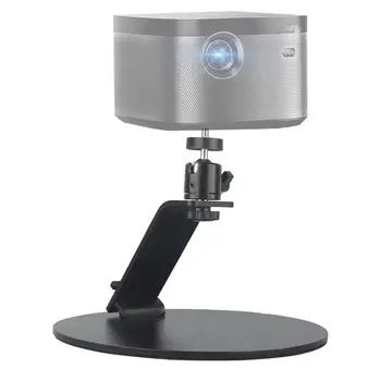 Projektör Tutucu 360 Derece Ayarlanabilir Yükseklik Projektör Dj Ekipmanları Projektör Tutucu Fare Tepsisi İle DVR Bileşen Raf Yük