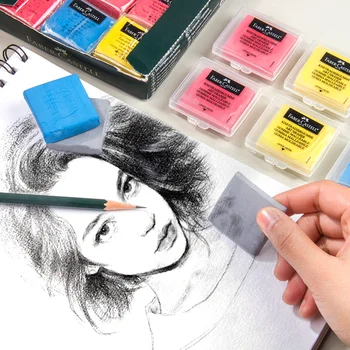 Renkli Plastik Silgi Yumuşak Sanat Boyama Kauçuk Kalem Tasarım Kroki Vurgulamak Yoğrulur Silgi Malzeme Escolar Kırtasiye