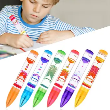 Renkli Sıvı Zamanlayıcı Sıvı Hareketli Fıskiye Kıpır Kıpır Kalem Sıvı Hareketli Fıskiye Kalemler Sıvı Zamanlayıcı Kalemler Çocuklar ve Yetişkinler için