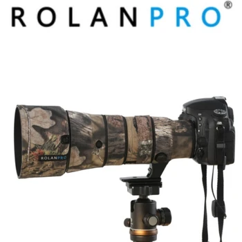 ROLANPRO Naylon Su Geçirmez Lens Kamuflaj Ceket yağmur kılıfı Nikon AF-S 500mm F5. 6E PF ED VR Koruyucu Kılıf Toz Ceket