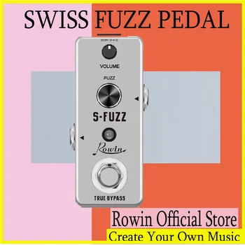 Rowin LEF - 325 S-FUZZ Analog Gitar Efekt Pedal Gerçek Bypass Ayak Pedalı İle Klasik Fuzz Sesler
