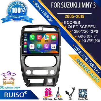 RUISO Android dokunmatik ekran araba dvd oynatıcı Suzuki Jimny 3 2005 - 2019 İçin araba radyo stereo navigasyon monitör 4G GPS Wifi