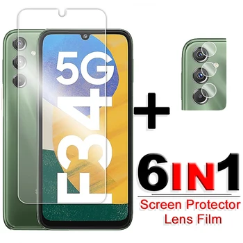 Samsung Galaxy F34 5G Cam 6.5 inç Şeffaf Ekran Koruyucu İçin Samsung F34 Temperli Cam İçin Galaxy F34 5G Lens Filmi