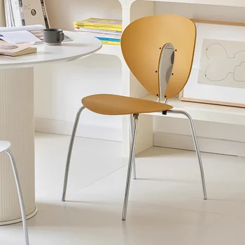 Sarı Tasarım Yemek Sandalyesi İskandinav Modern Yaratıcı yemek sandalyeleri Oturma Odası Düğün Kapalı Sillas Cocina Ev Mobilyaları A1