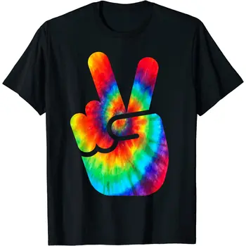 Serin Barış El Kravat Boya T-Shirt Erkek Ve Kız T-Shirt