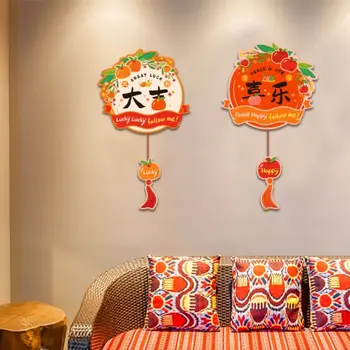 Servet Karakter Kapı askı süsleri Ulusal Tarzı Feng Shui Şanslı Nimet Kolye DIY Bahar Festivali Kolye