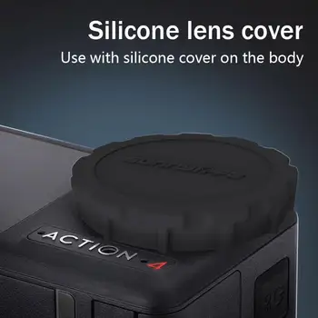 Silikon lens kapağı Koruyucu Kılıf Kapakları Çizilmeye dayanıklı kamera kılıfı Koruyucu Kordon Aksesuarları Spor Kamera Lens Koruyucu