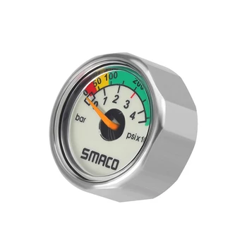 SMACO M10 dalış ekipmanları Tüplü Dalış Midilli Şişe Mini oksijen silindiri Dalış Ekipmanları Basınç Göstergesi