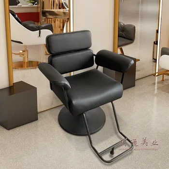 Soyunma Stilist berber Sandalyeleri Döner Güzellik Iplik Berber Sandalyeleri Ayarlanabilir Tabouret Estheticienne salon mobilyası WJ25XP