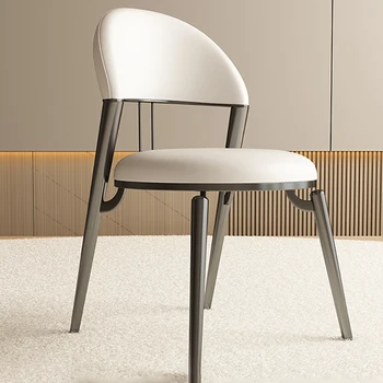 Soyunma Tek Sandalye Oturma Odası Salonu Kolay Minimalist İskandinav Yemek Sandalyesi Makyaj Okuma Mobili Per La Casa Ev Mobilyaları