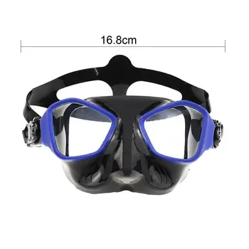 Su geçirmez Dalış Gözlük Gözlük Silikon Dalış Yüzme Yüzme Anti-sis Su spor gözlüğü Yüzme