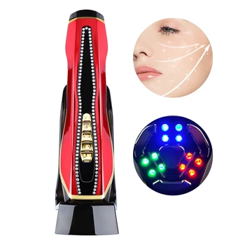 Synogal Mini El RF yüz masajı led ışık terapisi EMS Güzellik Elektroporasyon cihazı