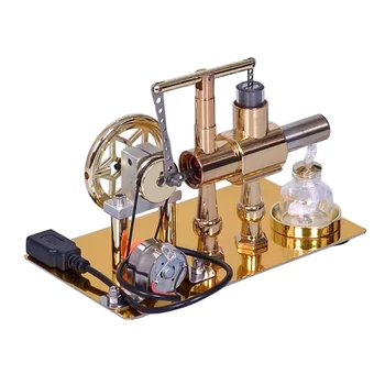Sıcak Hava Stirling Motoru Motor Modeli Metal Stirling Motoru Öğretim Yardımcıları Çocuk için 96BA