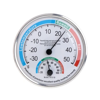 Taşınabilir Analog Termometre Higrometre Sıcaklık nem monitörü Ölçer Ölçer