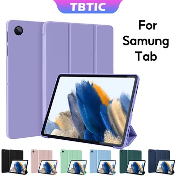 TBTIC samsung kılıfı Galaxy S6 Lite P610 P615 A9 A7 Lite 8.7 İN Tab A8 10.5 İN A9 Artı S7 S8 S9 11İN PU Tablet Kapak Akıllı Kılıf