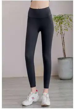 Toptan Moda 2023 Yeni Stil Yüksek Bel Kalça Kaldırma kadın Yoga Özel Fitness Egzersiz Spor Nefes spor elbise