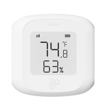 Tuya Akıllı Zigbee LCD Sıcaklık Ve Nem Sensörü Akıllı Sıcaklık Ve Nem Sensörü Desteği Ev