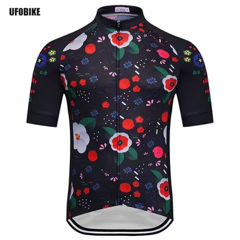 UFOBIKE Açık Nefes erkek Kısa Kollu Bisiklet Jersey 2019 Bisiklet Giyim süvari gömleği Bisiklet Üstleri S-XXXL