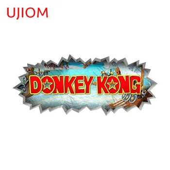 UJIOM 13 cm X 5.5 cm Donkey Kong Anime Duvar Çıkartmaları Çizilmeye Dayanıklı Vinil Klima Kanepe Duvar Vestibule Çıkartması Ev Dekorasyon