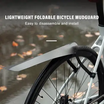 Ultralight Dayanıklı Bisiklet Çamurluk Arka Çamurluklar Yol Bisikletleri İçin Ayarlanabilir MTB Çamurluk Kanatları Tekerlek Bisiklet Çamur Muhafızları Fe J6V8