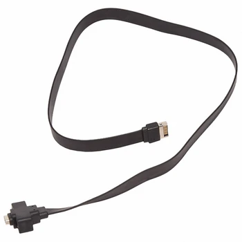 USB 3.1 Ön Panel Tipi E Erkek USB - C Tipi C Genişleme Kablosu bilgisayar anakartı Konektörü Tel Kordon Hattı