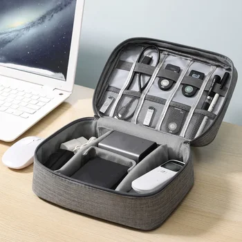 USB Veri Hattı Şarj Fişi saklama çantası Kablo saklama çantası Su Geçirmez Dijital Elektronik Organizatör Taşınabilir Seyahat kablo düzenleyici
