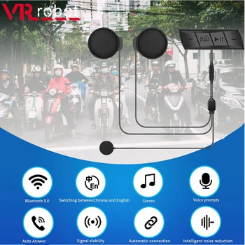VR Robot M7 Kask Bluetooth 5.0 Kulaklık Kablosuz moto rcycle Kulaklık Stereo müzik hoparlörü Açık Handsfree Mic Moto