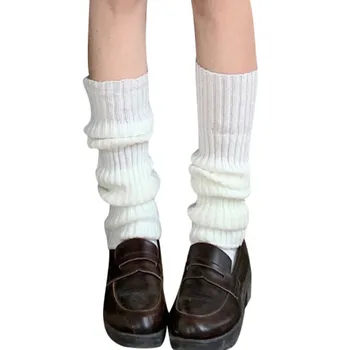 WPNAKS Lolita kadın bacak ısıtıcıları sonbahar kış giysileri y2k aksesuarları Japon Tayt Harajuku tatlı Uzun Çorap kadın Çorap