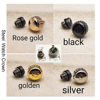Yedek İzle Taç Dalış İzle Parçaları Tamir Aracı Çelik Saplı Siyah/Gümüş/Altın / Gül Altın Kron Saatçi