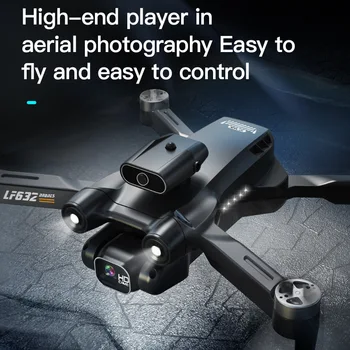 Yeni Lf632 Rc Drones Profesyonel 8k Kamera Hd Optik Akış Çift Kamera Lens Kızılötesi Engellerden Kaçınma Ve Hassas Konumlandırma