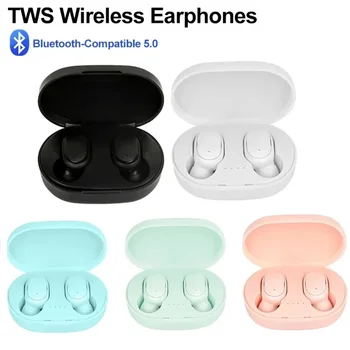 Yeni TWS A6S Kablosuz Kulaklık Bluetooth Kulaklık Spor Kulaklık Stereo Fone Bluetooth kulaklıklar için Xiaomi Huawei iPhone