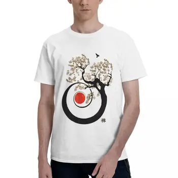 Yetişkin T-shirt Enso Daire Ve Bonsai 10 Retro En kaliteli Seyahat Tshirt Yenilik Mizah Grafik Eur Boyutu