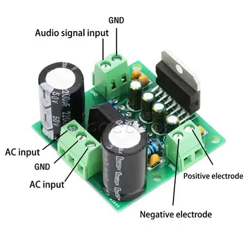 Yüksek Güç 100W Mono Dijital güç amplifikatörü Kurulu TDA7294 HIFI Amplifikatör Modülü