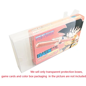ZUIDID Şeffaf kutu GBA İçin Japonya versiyonu JP oyun kartı renk kutusu plastik PET Koruyucu koleksiyonu depolama koruyucu kutu
