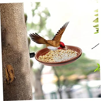 Çiftlik Kuş Besleyici Asılı Kuş Banyosu Kuş Besleyici Kuş Konteyner Kuş Banyosu Güverte Kase Platformu