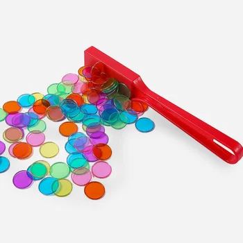 Çocuk Matematik Manyetik Çubuk Öğretim Yardımcıları Manyetik Değnek Yuvarlak Cips Sayma Oyuncak Renk Sıralama Oyuncak eğitici oyuncak