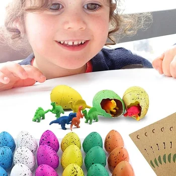 Çocuk Oyuncakları Kuluçka dinozor yumurtaları Suda Eğlenceli Simülasyon Dinozor Sürprizler Kırık Kabuk Dinozor Bulmaca Oyuncaklar Hediye