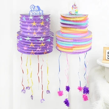 Çocuklar Doğum Günü Partisi Dekorasyon Çocuk Yıldız Pinata Oyunu Kağıt Fener Meksika Piñata Hediye Kutusu Komik Çocuk oyuncakları Parti Malzemeleri
