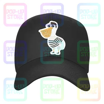Ördek Hoşnutsuz Bir Pelikan Şapkası Beyzbol Şapkası gibi Davranmayı Bırak