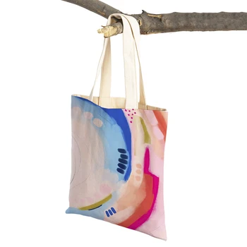 Şık Şarap Matisse Ibiza Mykonos Minimalist Kadın Alışveriş Çantaları Katlanır Tuval Seyahat Tote Çanta Eko Süpermarket Alışveriş Çantası
