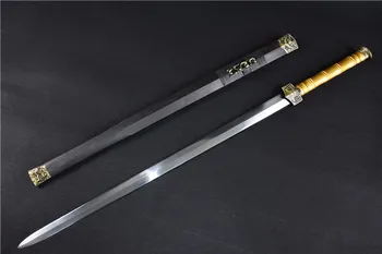 108 cm yüksek manganlı çelik antik Çin silah çelik gerçek kılıç film savaşçı kung fu silahlar katana