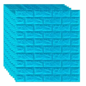 3D Kendinden yapışkanlı Duvar Kağıdı duvar çıkartmaları kabuğu ve sopa ısıya dayanıklı vinil su Geçirmez duvar Kağıdı tuğla desen