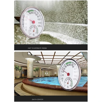 Kapalı Açık Aletleri Termometre Higrometre Kapalı Nem Sıcaklık Ölçü Aracı Ölçüm Bahçe Odası için