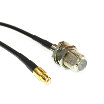 Modem Koaksiyel Kablo F Dişi Jack Anahtarı MCX Erkek fiş konnektörü RG174 Kablo 20 cm 8 inç Adaptörü RF Pigtail Yeni