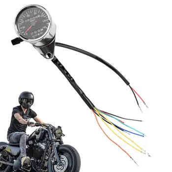 Motosiklet Hız Göstergesi dijital ekran Mekanik Kilometre Ölçer Retro Modifikasyon Aksesuarları Dairesel Dönüş Göstergesi